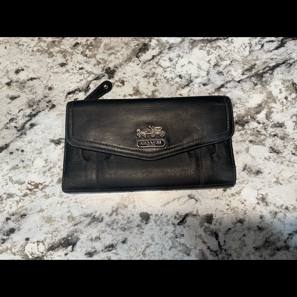 Coach leather wallet